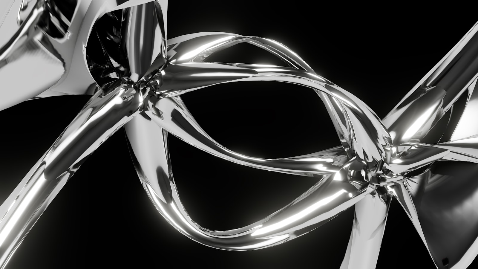 Liquid chrome knot